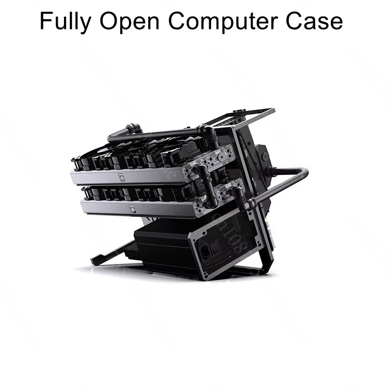 Aluminum Open Frame Test Bench Water Cooling - B-CE-X 개방형 프레임 수랭 쿨링 섀시,